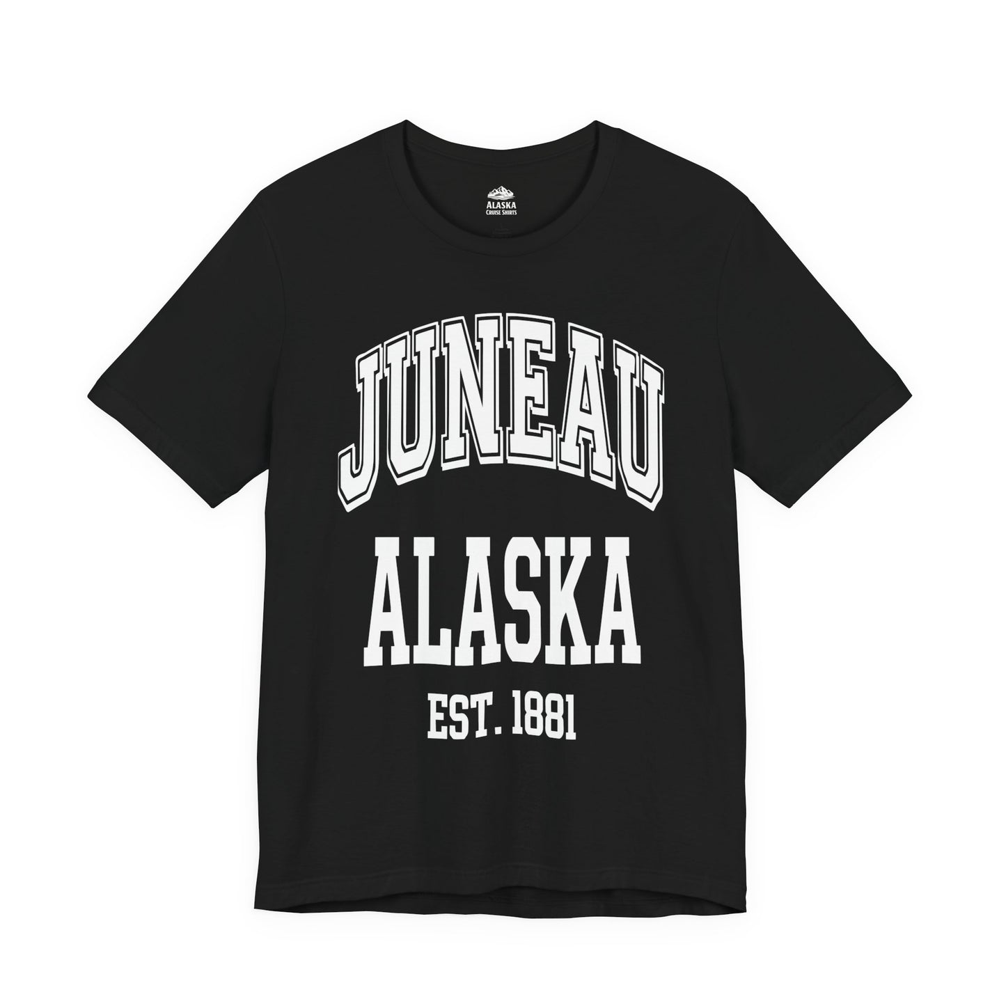 Juneau Alaska Est 1881 Classic Collegiate Souvenir Shirt — Premium Tee