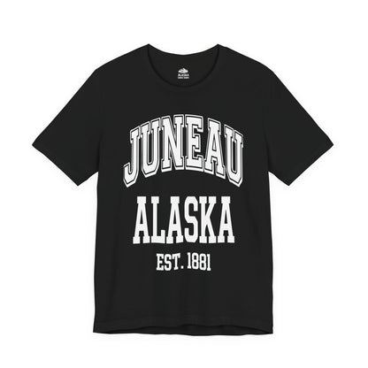 Juneau Alaska Est 1881 Classic Collegiate Souvenir Shirt — Premium Tee