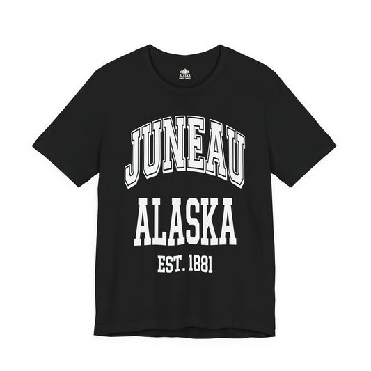 Juneau Alaska Est 1881 Classic Collegiate Souvenir Shirt — Premium Tee