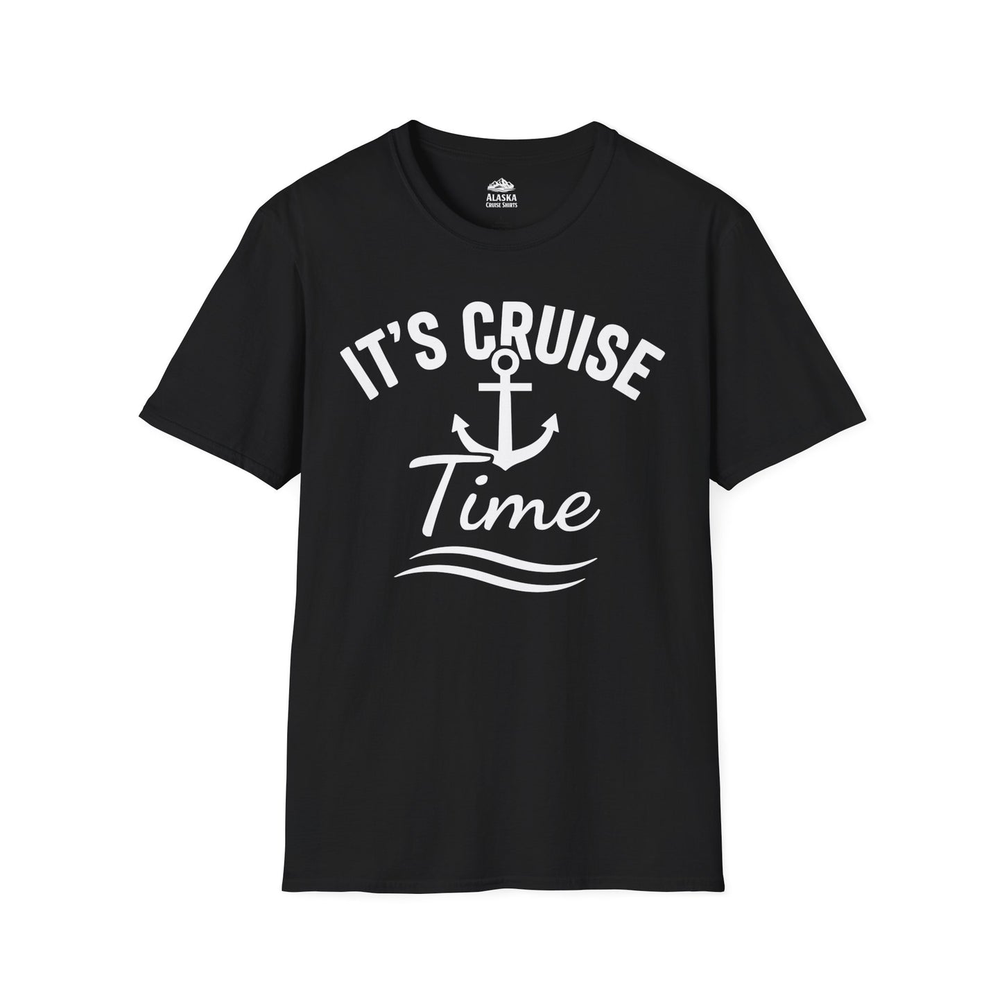 It’s Cruise Time Nautical Anchor Vacation Shirt for Travelers — T-Shirt
