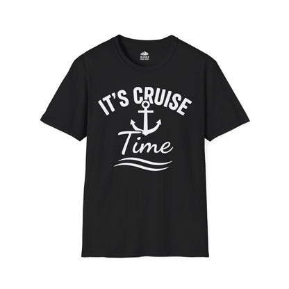It’s Cruise Time Nautical Anchor Vacation Shirt for Travelers — T-Shirt