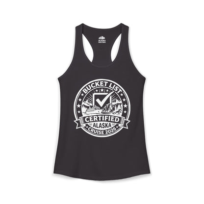 Bucket List Certified Alaska Cruise 2026 Vacation Shirt — Ladies Tank