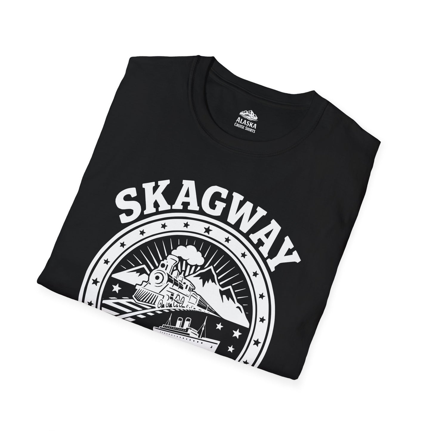 Vintage Skagway Alaska Gateway to the Klondike Souvenir Shirt — T-Shirt