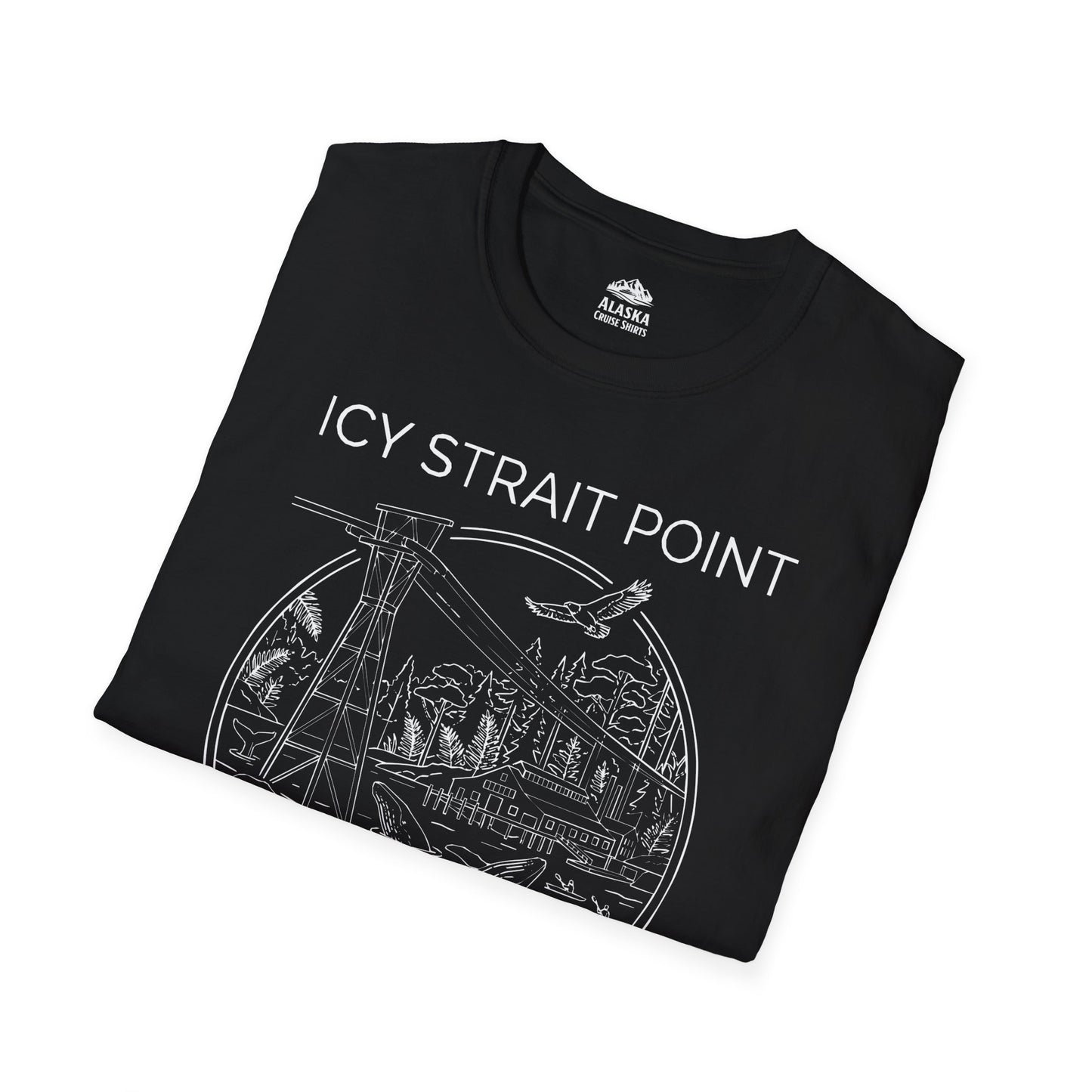 Icy Strait Point Alaska Cruise 2026 Nature Adventure T-Shirt — T-Shirt