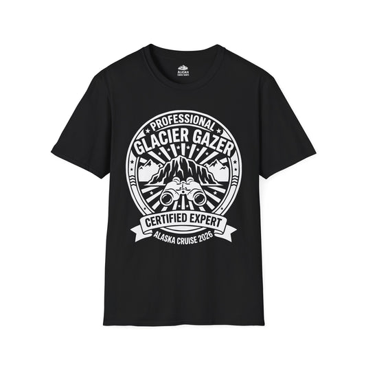Professional Glacier Gazer Certified Expert Alaska Cruise Shirt — T-Shirt