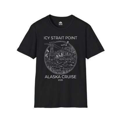 Icy Strait Point Alaska Cruise 2026 Nature Adventure T-Shirt — T-Shirt