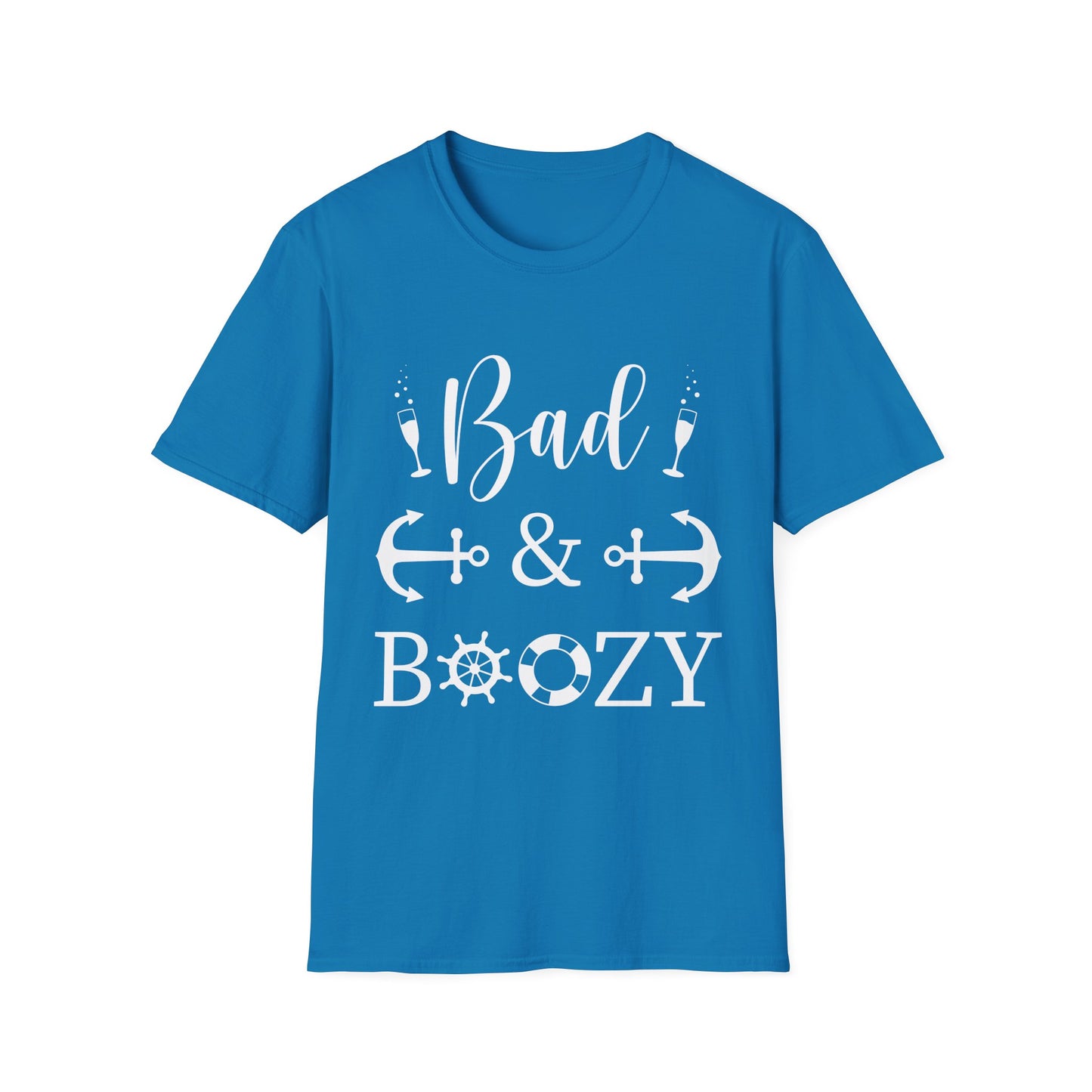 Bad and Boozy Cuise Tee — T-Shirt