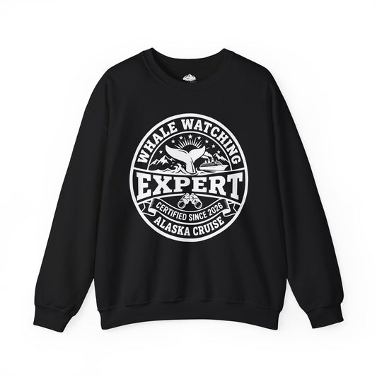 Alaska Cruise Whale Watching Expert Shirt for Travel Lovers — Sweatshirt