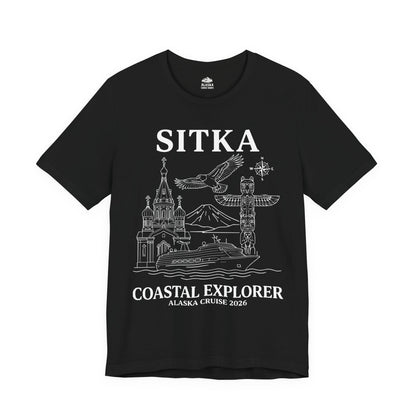 Sitka Coastal Explorer Alaska Cruise 2026 Adventure Shirt — Premium Tee