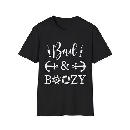 Bad and Boozy Cuise Tee — T-Shirt