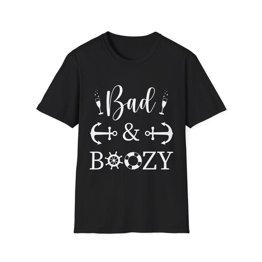 Bad and Boozy Cuise Tee — T-Shirt