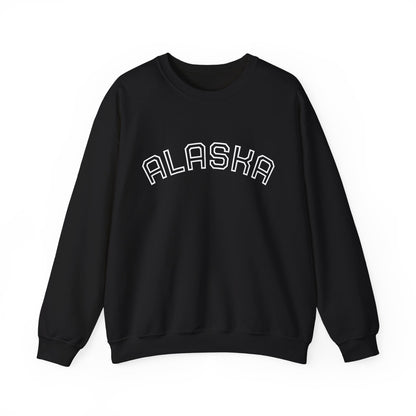 Alaska Crewneck Sweatshirt — Rustic Arctic State Design