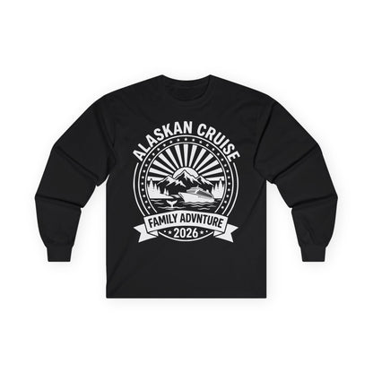 Alaskan Cruise Family Adventure 2026 Vacation Souvenir Shirt — Long Sleeve