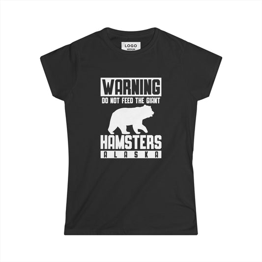 Warning Dont Feed — Ladies Tee