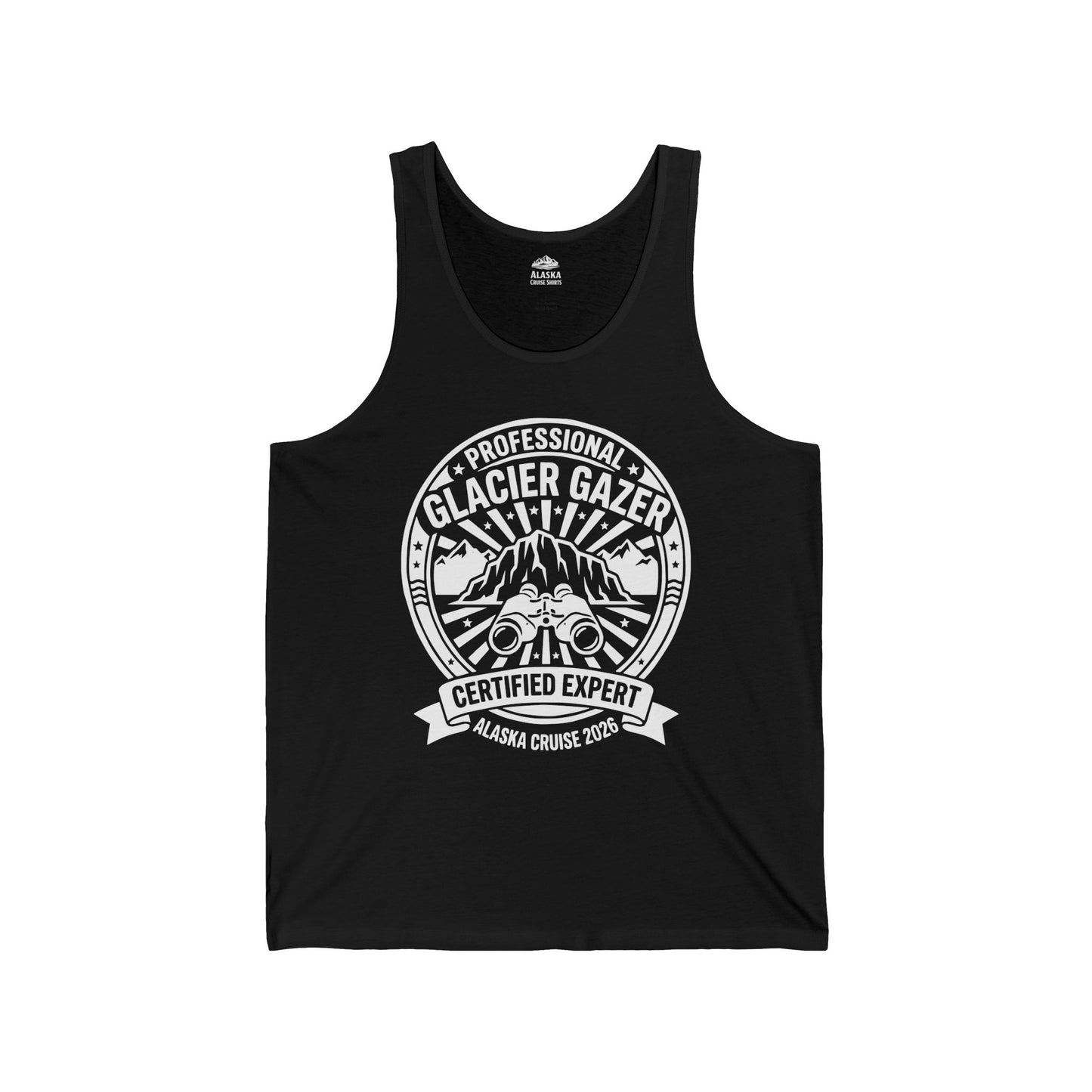 Professional Glacier Gazer Certified Expert Alaska Cruise Shirt — Tank Top