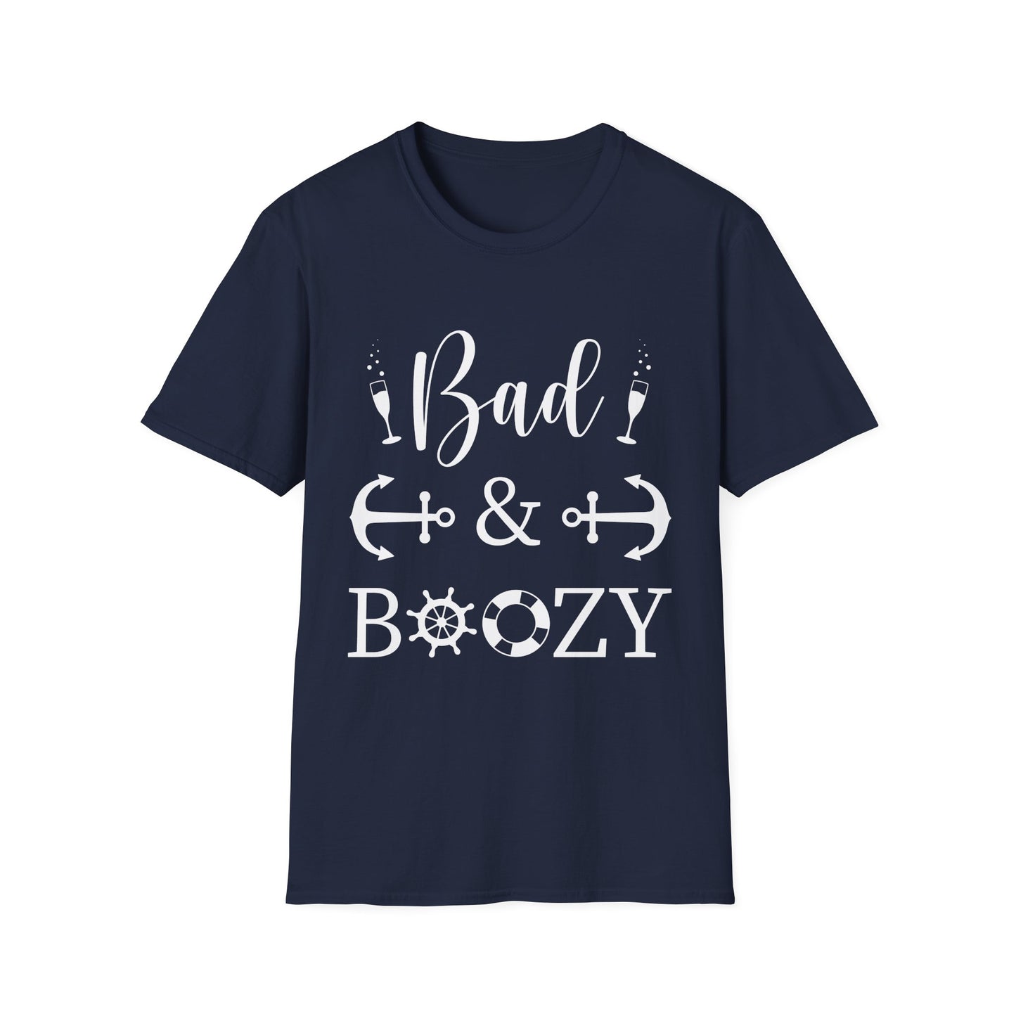 Bad and Boozy Cuise Tee — T-Shirt