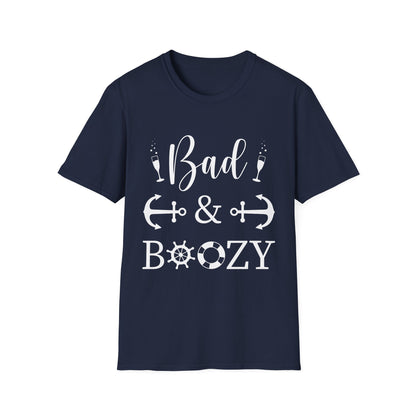 Bad and Boozy Cuise Tee — T-Shirt