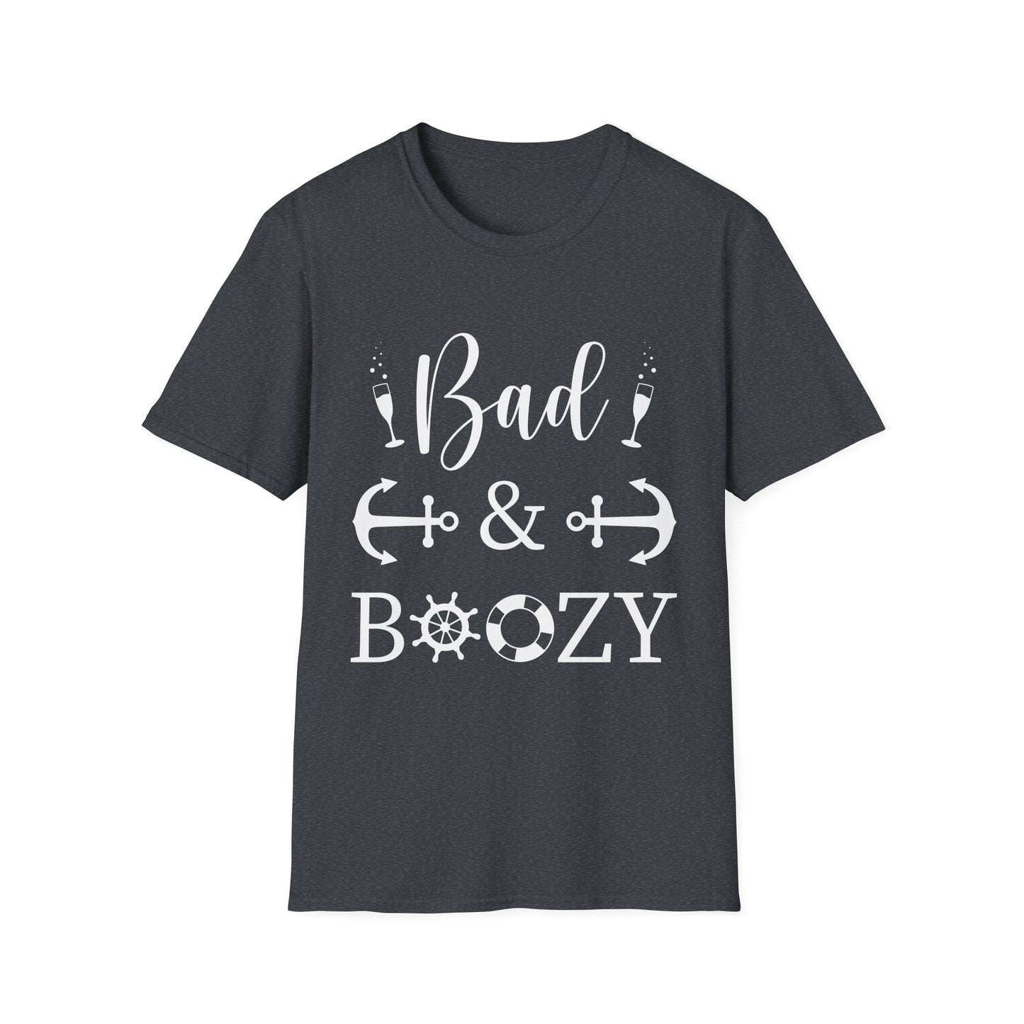 Bad and Boozy Cuise Tee — T-Shirt