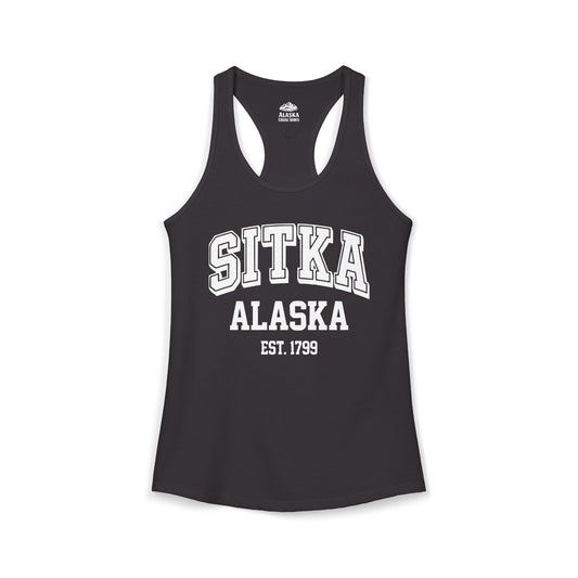 Sitka Alaska Established 1799 Vintage Souvenir Shirt — Ladies Tank