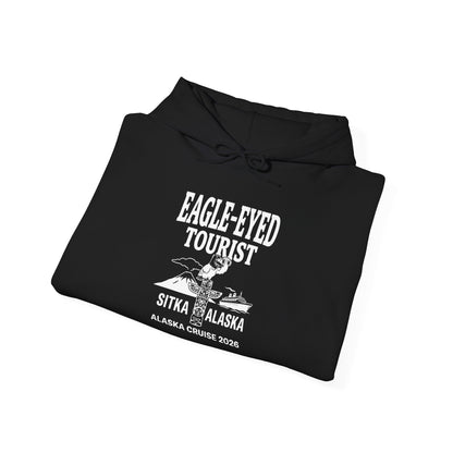 Eagle Eyed Tourist Sitka Alaska Cruise 2026 Travel Shirt — Hoodie