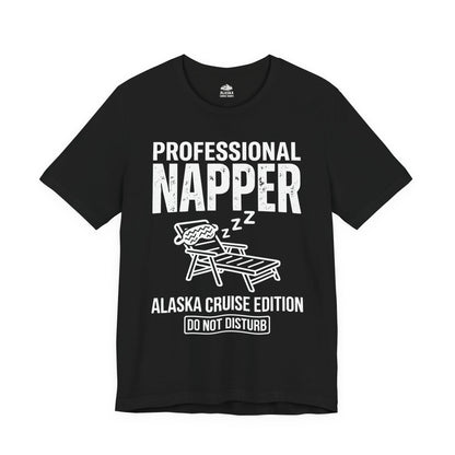Professional Napper Alaska Cruise Edition Distressed Travel Tee — Premium Tee