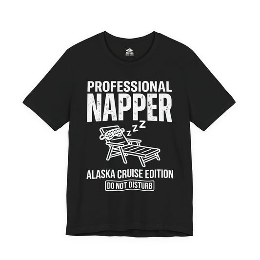 Professional Napper Alaska Cruise Edition Distressed Travel Tee — Premium Tee