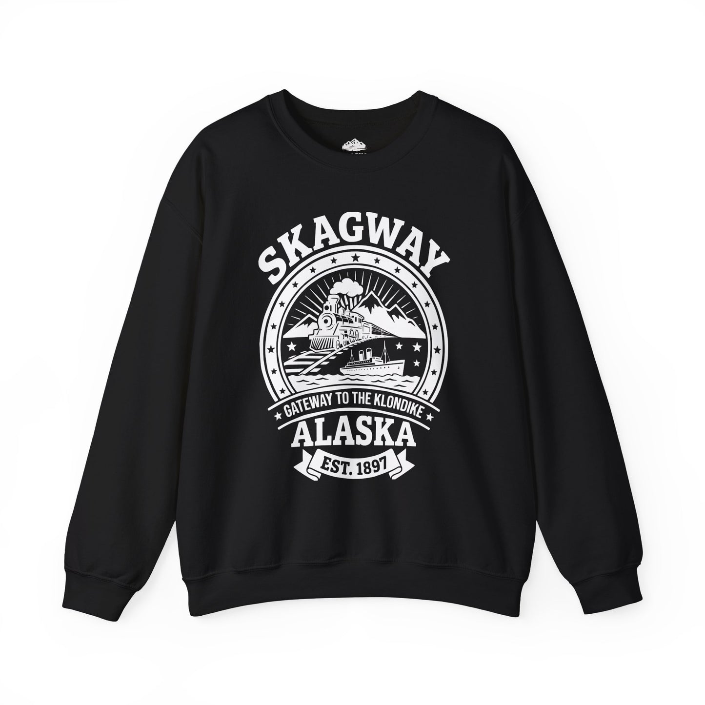 Vintage Skagway Alaska Gateway to the Klondike Souvenir Shirt — Sweatshirt