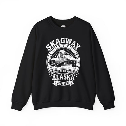 Vintage Skagway Alaska Gateway to the Klondike Souvenir Shirt — Sweatshirt