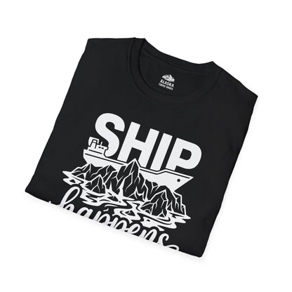 Ship Happens 2026 Funny Cruise Group Vacation Shirt — T-Shirt
