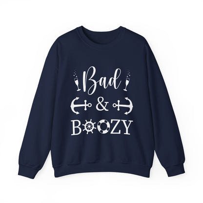 Bad and Boozy Cuise Tee — Sweatshirt