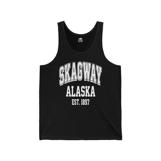 Skagway Alaska Est 1897 Vintage Collegiate Souvenir Shirt — Tank Top