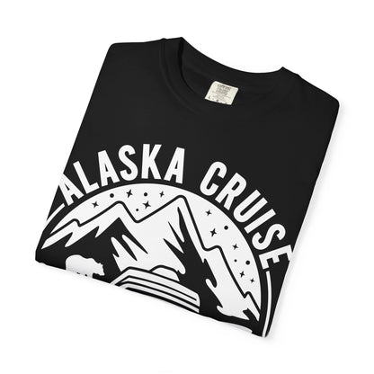 Alaska Cruise Adventure 2026 Shirt - Mountains Wildlife and Ship Retro Comfort - View 3 - Alaska Cruise Shirts