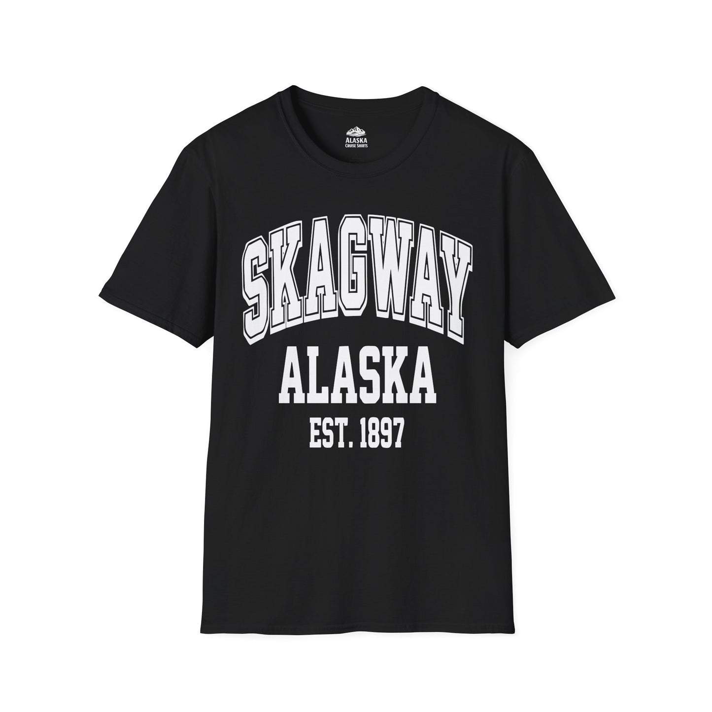 Skagway Alaska Est 1897 Vintage Collegiate Souvenir Shirt — T-Shirt