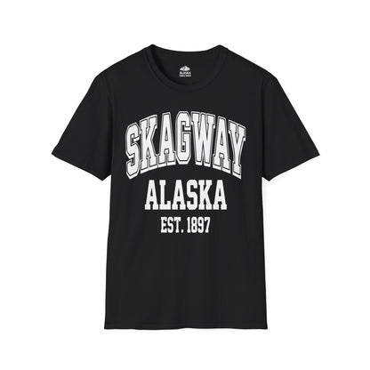 Skagway Alaska Est 1897 Vintage Collegiate Souvenir Shirt — T-Shirt