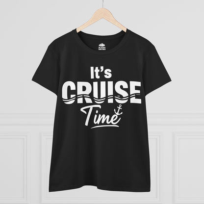 It’s Cruise Time Nautical Vacation Shirt for Cruise Travelers — Ladies Tee