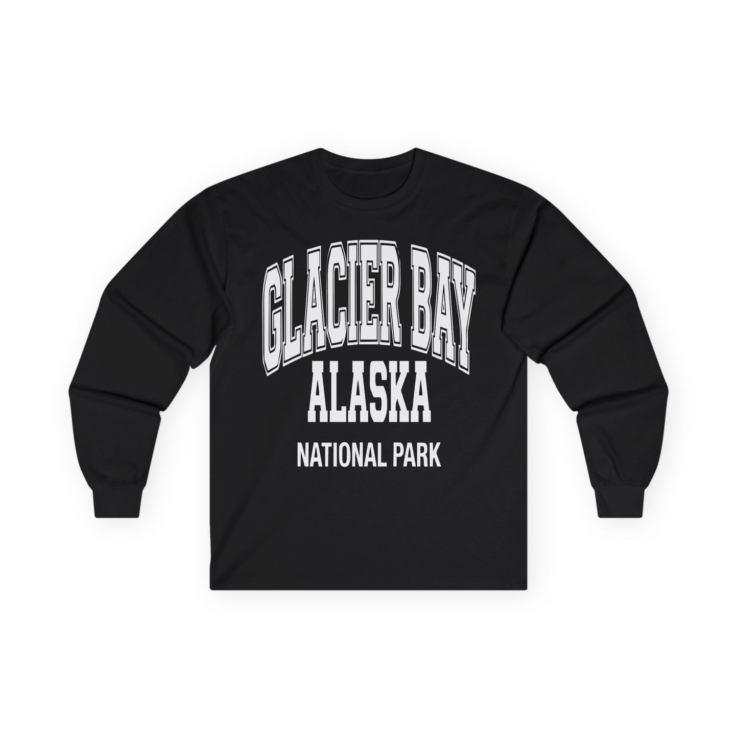 Glacier Bay Alaska National Park Classic Souvenir T-Shirt — Long Sleeve