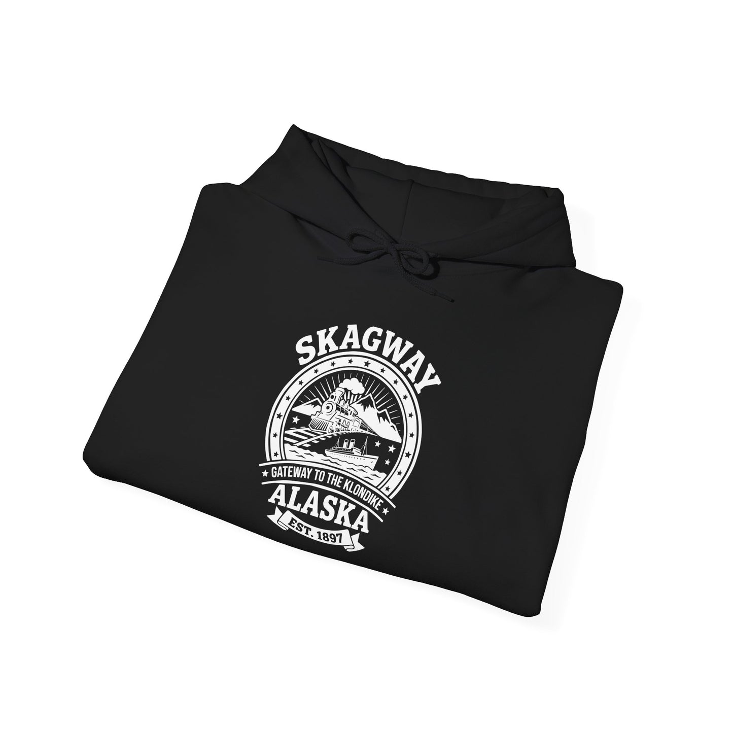 Vintage Skagway Alaska Gateway to the Klondike Souvenir Shirt — Hoodie
