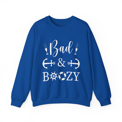 Bad and Boozy Cuise Tee — Sweatshirt