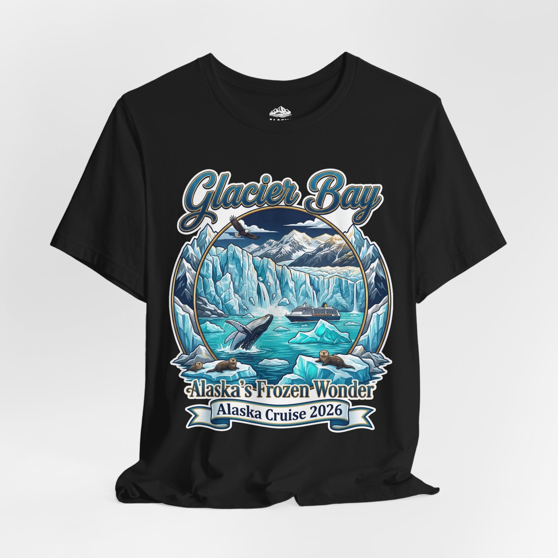 Glacier Bay Alaska Cruise 2026 Wildlife Adventure Souvenir Shirt Premium Tee - View 4 - Alaska Cruise Shirts