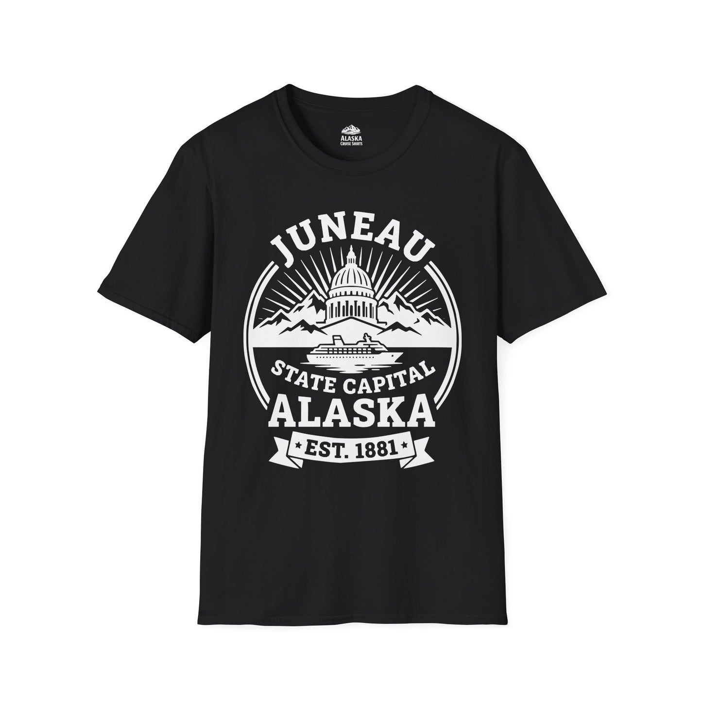 Juneau Alaska State Capital Vintage Cruise Souvenir Shirt — T-Shirt