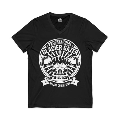 Professional Glacier Gazer Certified Expert Alaska Cruise Shirt — V-Neck