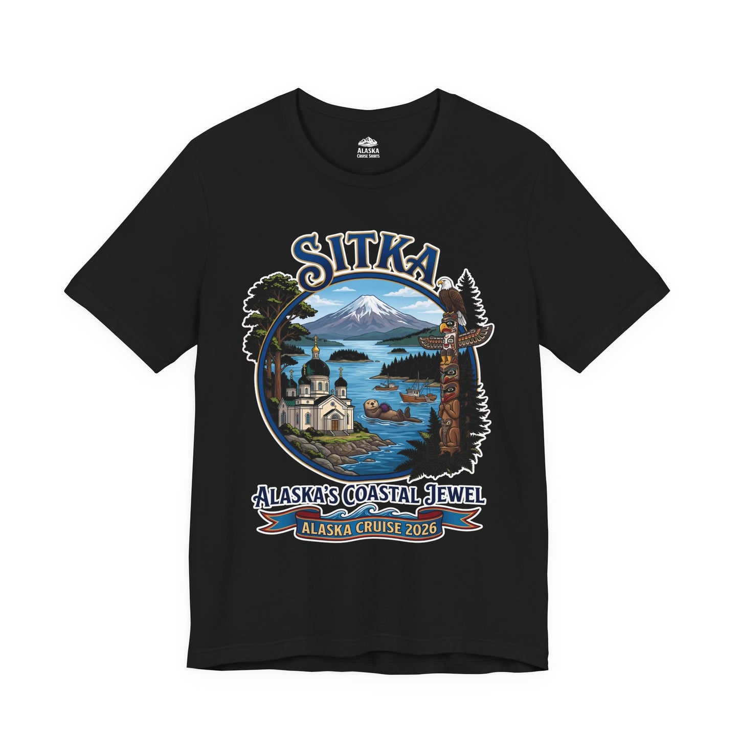 Sitka Alaska Cruise 2026 Alaska's Coastal Jewel Travel Souvenir Shirt — Premium Tee