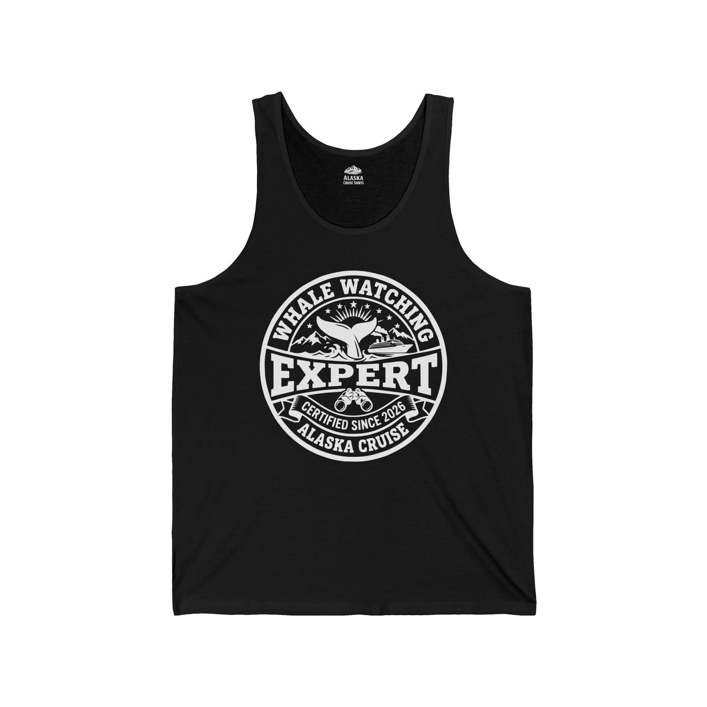 Alaska Cruise Whale Watching Expert Shirt for Travel Lovers — Tank Top