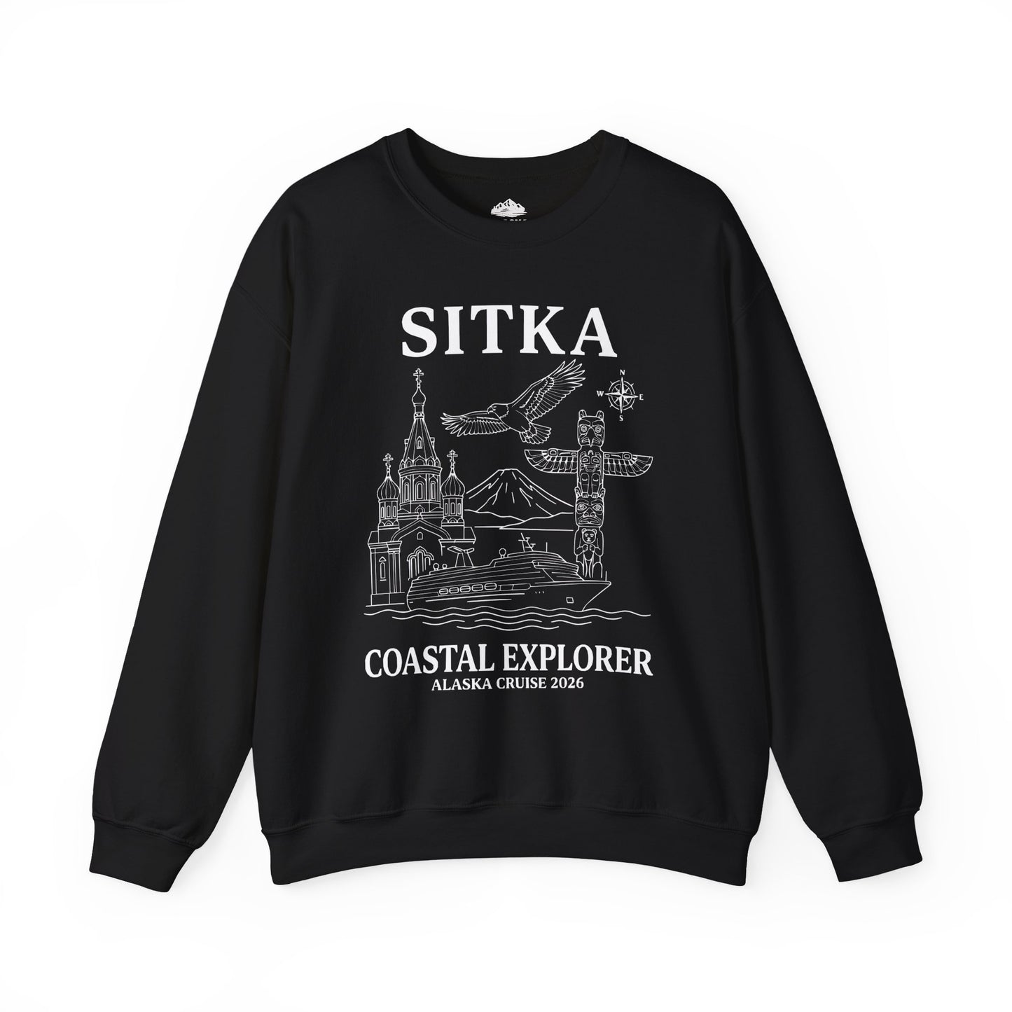 Sitka Coastal Explorer Alaska Cruise 2026 Adventure Shirt — Sweatshirt