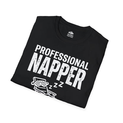Professional Napper Alaska Cruise Edition Distressed Travel Tee — T-Shirt