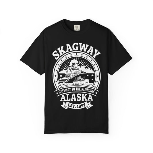 Vintage Skagway Alaska Gateway to the Klondike Souvenir Shirt — Comfort