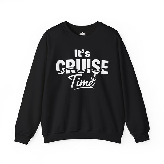 It’s Cruise Time Nautical Vacation Shirt for Cruise Travelers — Sweatshirt