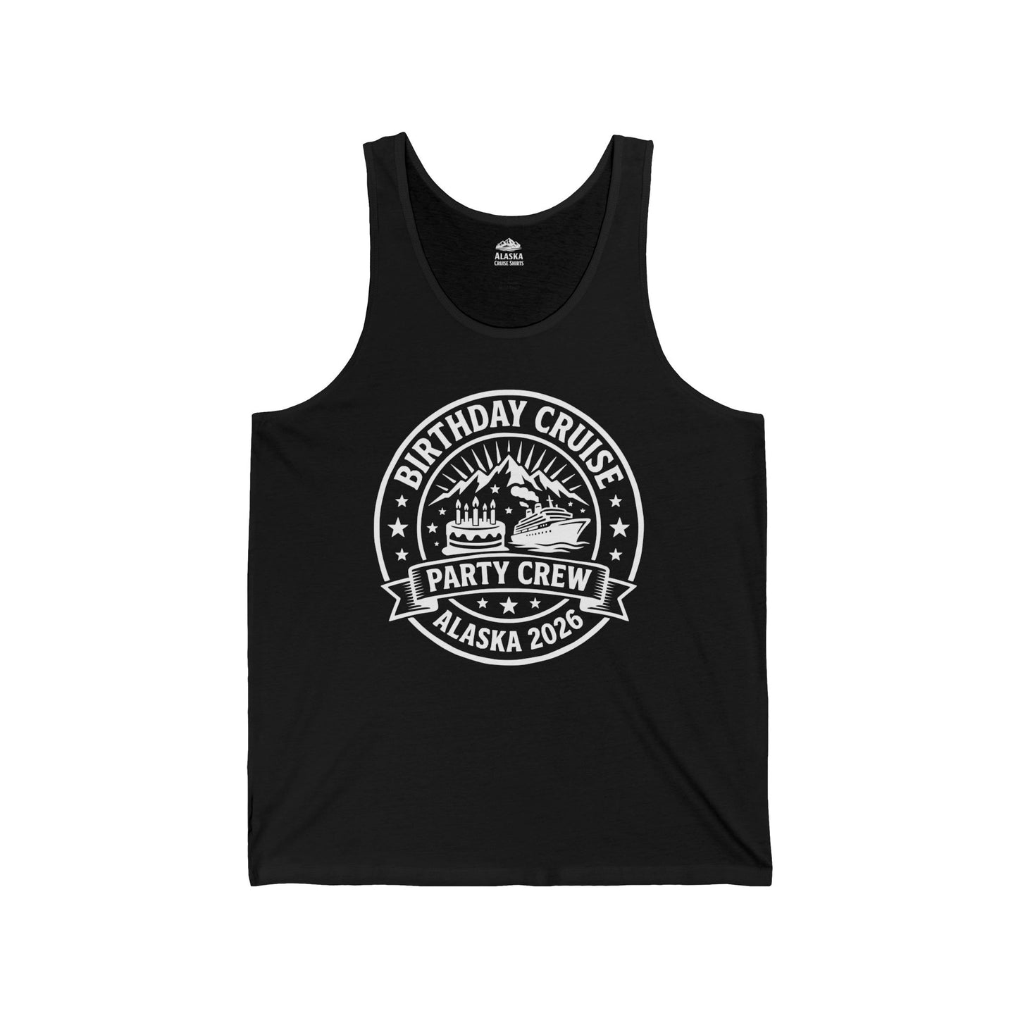 Alaska Birthday Cruise Party Crew 2026 Shirt For Group Travelers — Tank Top