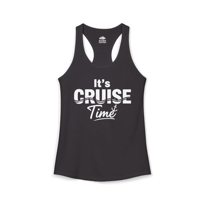 It’s Cruise Time Nautical Vacation Shirt for Cruise Travelers — Ladies Tank