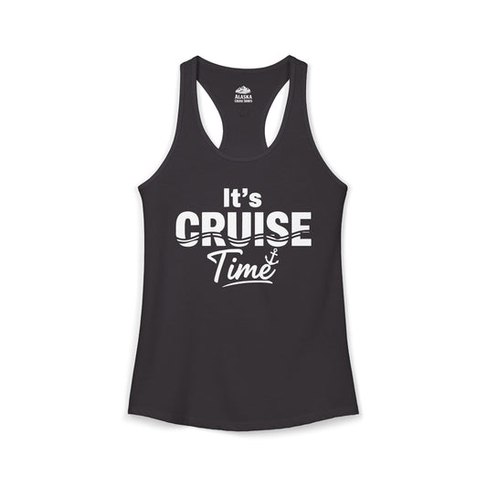 It’s Cruise Time Nautical Vacation Shirt for Cruise Travelers — Ladies Tank